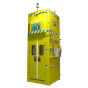 1200L polar tank fed safety shower with doors - immersion heated